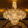 Grand éclairage adapté aux besoins du client de lustre en cristal pour l&#39;hôtel, lustre fait sur commande de lustre de Factory.Wedding